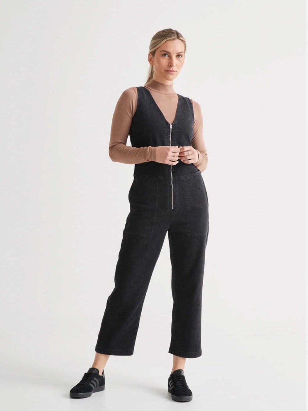 Du/Er jumpsuit xs dark wash